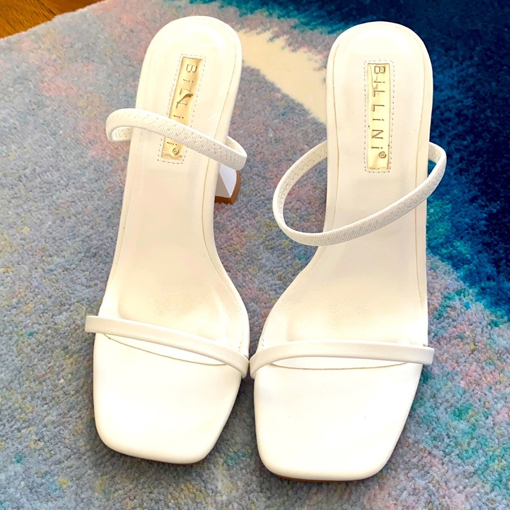 White Mule Sandal - size 7